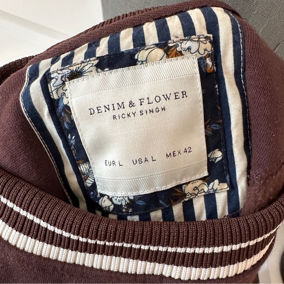 Ricky Singh Denim & Flower Sweatshirt - Picture 5 of 5